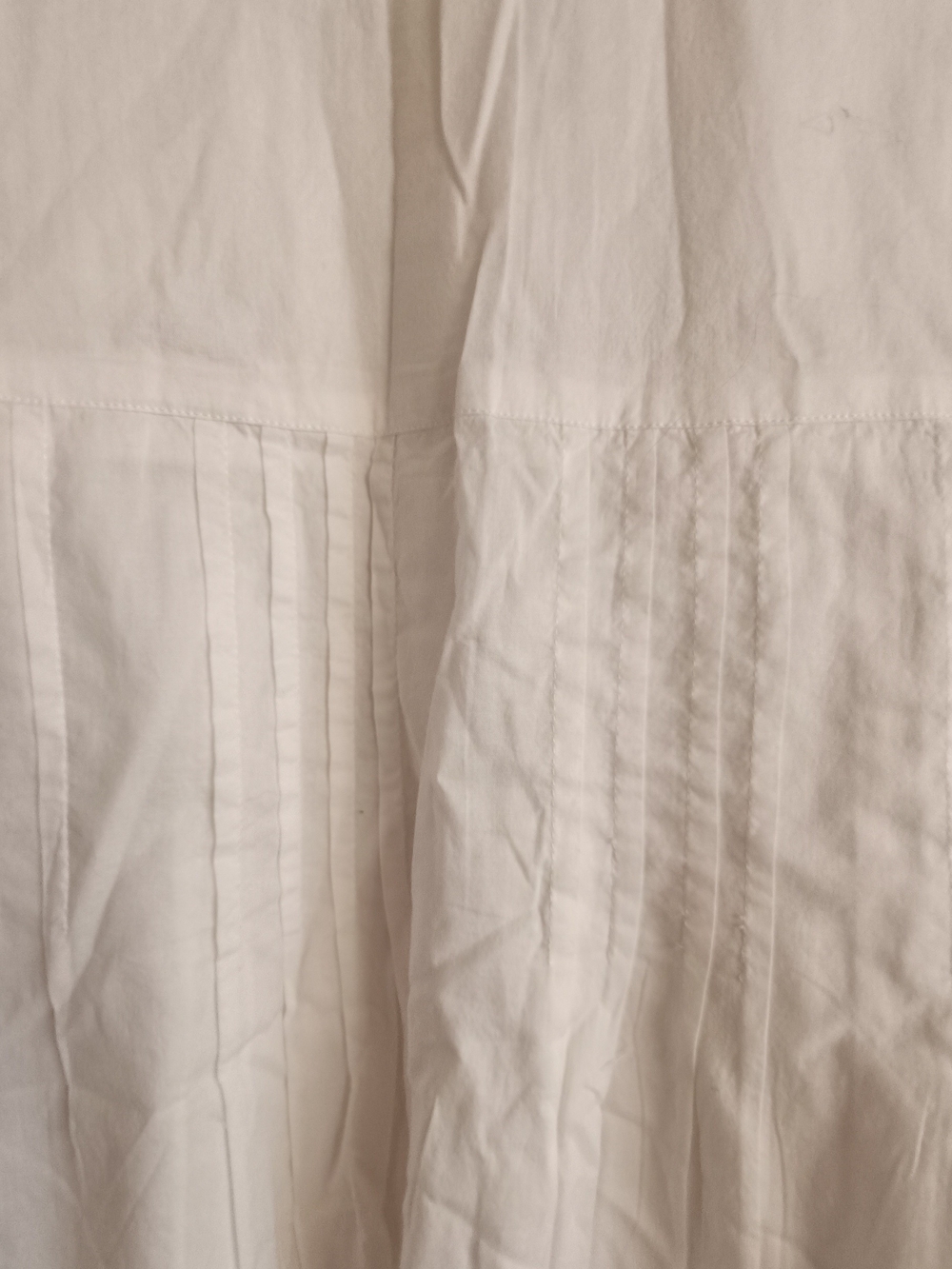 April Cornell Vintage White Cotton Embroidered Maxi Nightgown L Boho Coastal - Picture 11 of 14